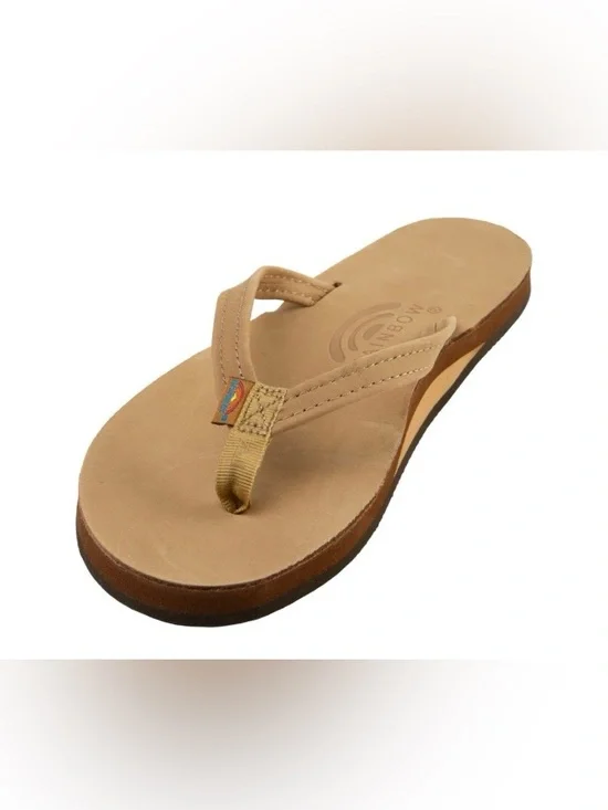 RAINBOW SANDALS Luxury Leather - Single Layer Arch Support in Nubuck - Picture 1 of 7